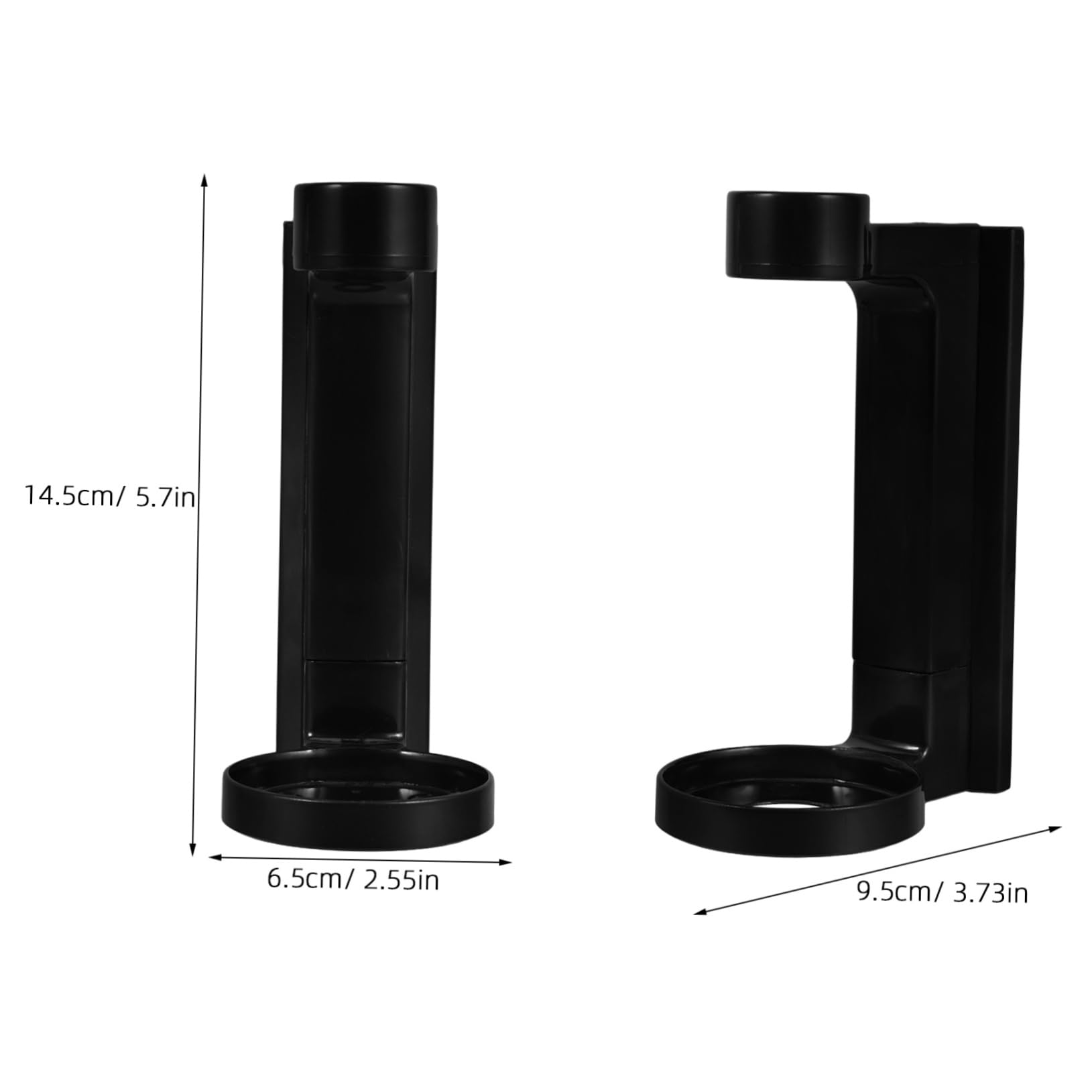 HOLIDYOYO Automatic Soap Dispenser Wall Mount No Drill Shower Gel Container Holder Space Saving Bathroom Organizer for Shampoo Wash Bottles Capacity for Home