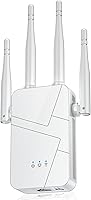 Baetaey 2026 WiFi Extender: 15,000 sq ft Signal Booster, 1-Tap Setup, Ethernet Port, 70+ Devices, 4 Modes