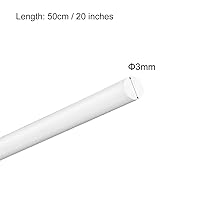 Vista 51 de uxcell 2pcs Plastic Round Rod 5/8 inch Dia 20 inch Length Green (POM) Polyoxymethylene Rods Engineering Plastic Round Bars(15mm)