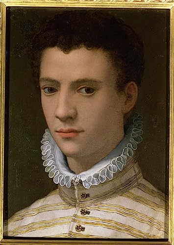 Pintura sobre lienzo con impresión abstracta de Agnolo Bronzino en formato de 60x90cm