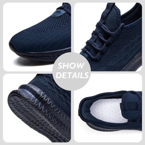 Image of Mens Running Tennis Casual Walking Shoes Fashion Athletic Gym Sports Sneakers for Men Breathable Lightweight Comfortable Shoes