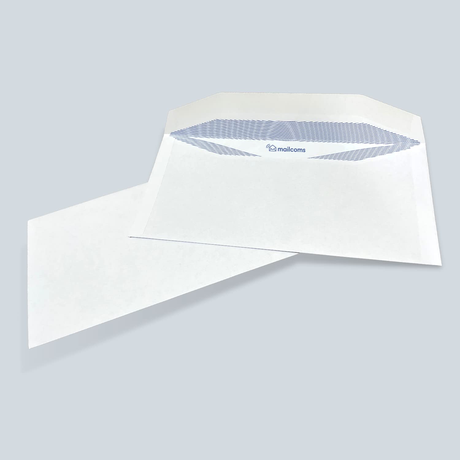 MAILCOMS 1000-Pack DL+ White Gummed Envelopes | 110x220mm, Non-Windowed, 90gsm | for Folding & Inserting Machines | Compatible with All Machines Including Mailcoms, Pitney Bowes, Neopost