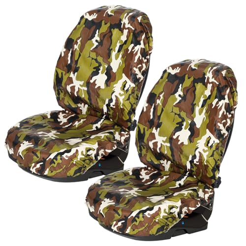Image of BBTO 2 Pcs Car Seat Sun Shade Covers Baby Car Seat Coolers Protector Reflective Carseat Sunshade Infant Blocks Heat UV Sunlight Keep Baby Toddler Child Cool Travel Safety (Classic,Camo)