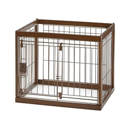 Amazon リッチェル 木製ペットサークル 60 50 ダークブラウン リッチェル サークル プレイサークル 通販