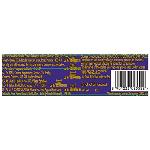 Image of Cadbury Dairy Milk Chocolate Bar, 24 G, 25 Grams