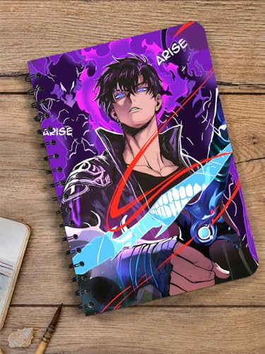 Image of ComicSense.xyz Anime Sketchbook Arise Printed A5 Spiral Drawing Sketch Book Unruled for Kids Students Gift