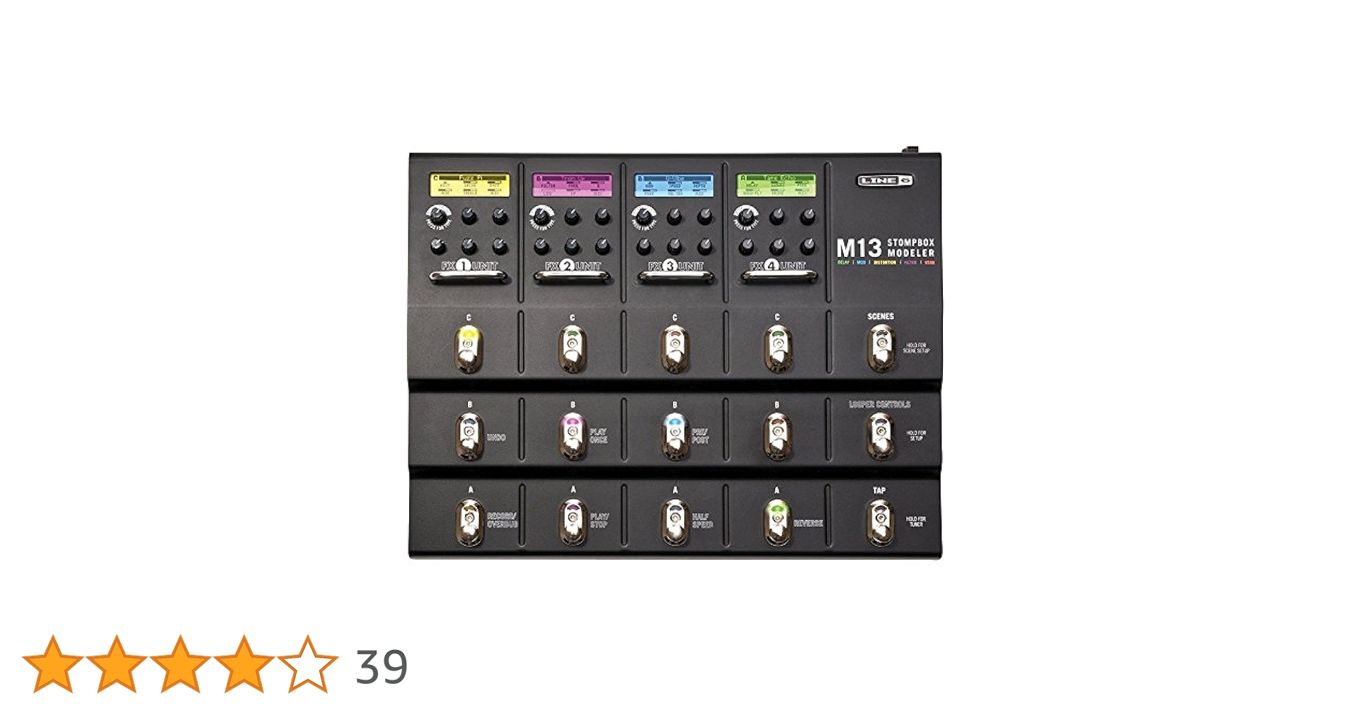 Line 6 M13 ストンプボックスモデラー Amazon | Line 6 ストンプボックスモデラー Stompbox Modeler
