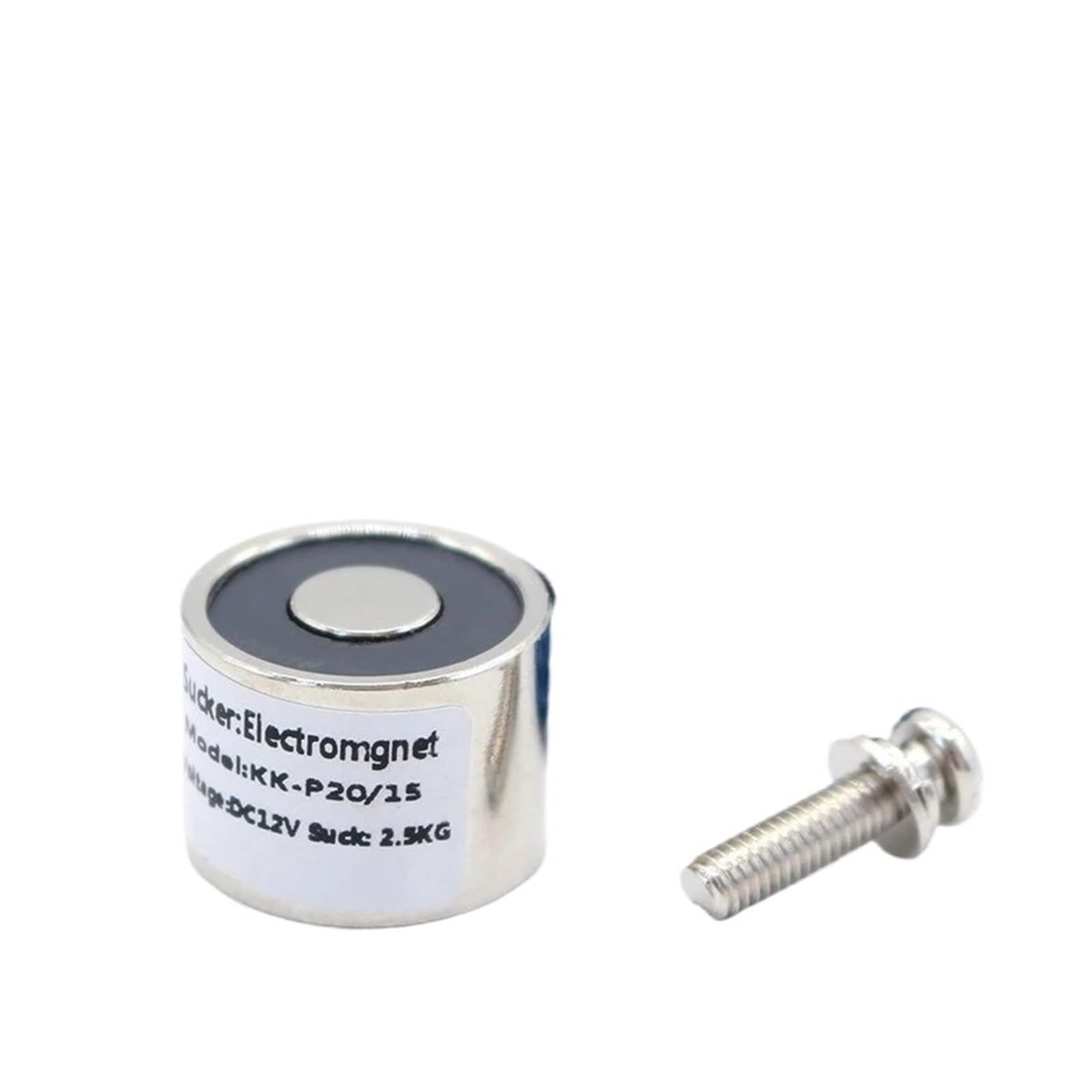 1 pz 20/15 aspirazione 2,5 kg 25 N mini elettromagnete solenoide 12 v elettromagnete 12 volt piccolo elettromagnete bobina 24 V magnete elettrico 6 V(12V Waterproof)