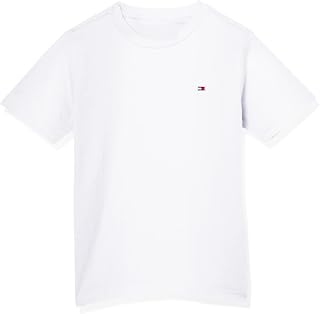 Camiseta Ken de manga curta para meninos, gola redonda, para uso diário, Bandeira da gola, brilhante, branco 21, X-Large