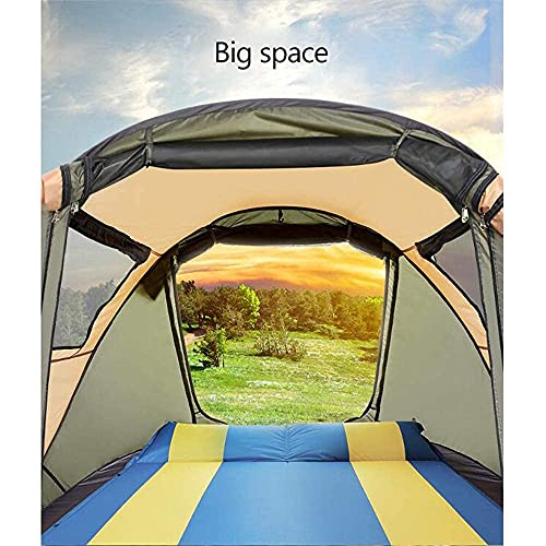 Tente de camping imperméable ventilée avec abri solaire intégré