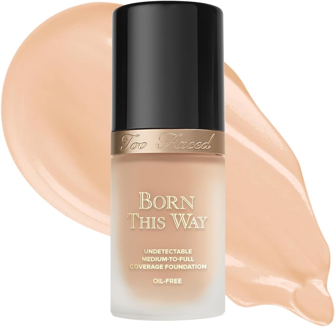Too Faced Born This Way Undetectable Medium-To-Full Coverage Foundation Almond, 1 Count (Pack of 1)