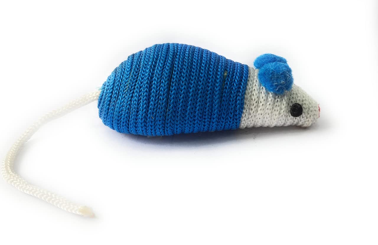 PETS EMPIRE Fun Nylon Rope Cat Rats, Cats Hunting Mouse Toys, Bite Proof Cat Toy, Interactive Mice Plush, Kitten Playing Toys Rat, Soft Mouse Toys for Cats, Kittens - 2Pcs (Color May Vary) (B09MB4QXJT) Amazon Price History, Amazon Price Tracker