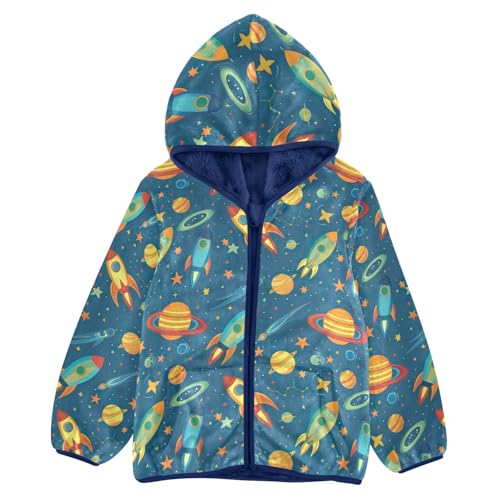 CHIFIGNO Crocodile Cute Jacket for Boys Warm up Jacket Sweatshirt Boys Fall Jacket Boys Winter Coat 3-10Y