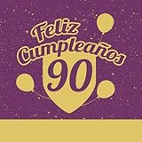 Feliz 90 Cumpleaños: Libro de visitas fiesta de cumpleaños, felicitaciones y noticias I Tema: Adornos de Oro con globos I Regalo ideal para hombres, mujeres y amigos (Spanish Edition)