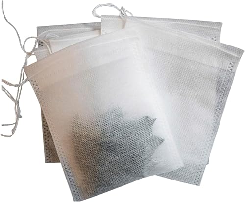Miniatura 1 de Bolsas de filtro de té, material seguro y natural, infusor de té desechable, bolsa de té vacía con cordón para té de hojas sueltas, juego de 200