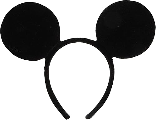 elope Diadema con orejas de disfraz de Mickey de Disney