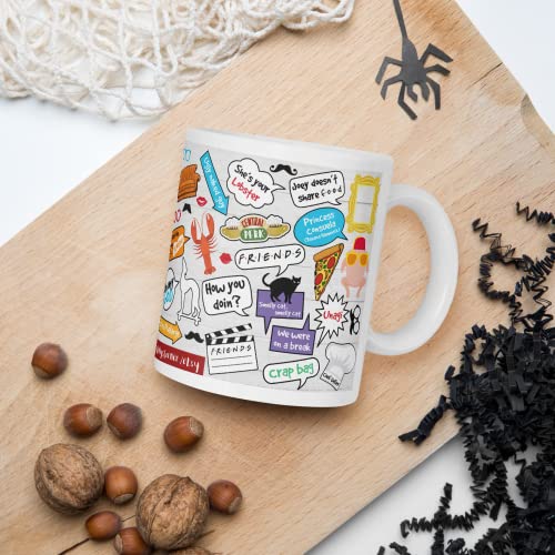 Image of Funny Printed Coffee Mug for Men & Women, Humorous Quote Tea Cup Gift for Friends, Office, Birthday, Anniversary, Daily Use Ceramic Mug with Glossy Finish, Microwave Safe, 330 ml