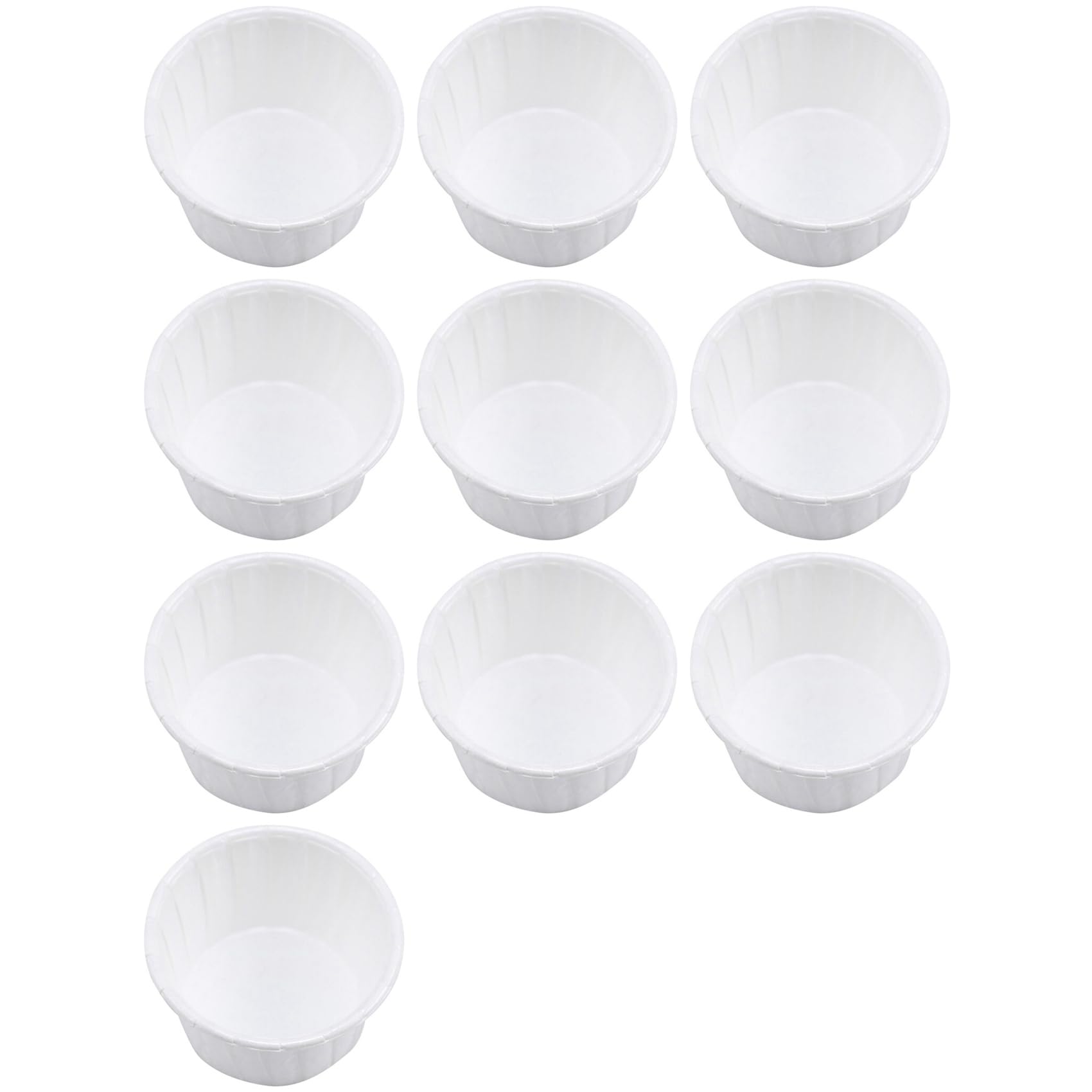 Hndhbfgrt 1000Pcs Paper Cup Nose Hair Face Hair Removal Wax Bean Container Cake Paper Tray Paper Bowl