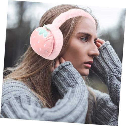Orejeras de invierno mufas pelo diadema ajustable calentadores orejas mujer felpa 3