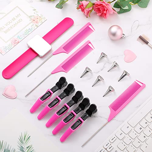 Set 24 Piezas Accesorios para Peinado con Pinza y Peines miniatura 3
