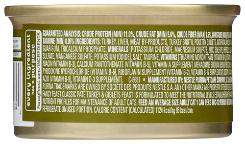 Image of Fancy Feast Cat Turkey & Giblets Food, 3 oz