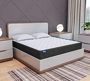 Comforto Duplex 4 Inch Dual Comfort Foam Mattress (72x30x4 Inch, Single Size Mattress) | Medium Soft & Hard Comfort | Quilted Top