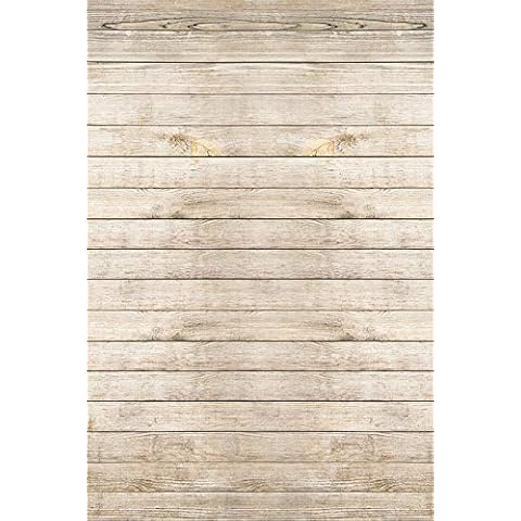 KonPon Wood Backdrop Photography Background Vinyl Backdrop Wood Floor Photography Backdrops Studio Photo Props Background KP-082 Cover