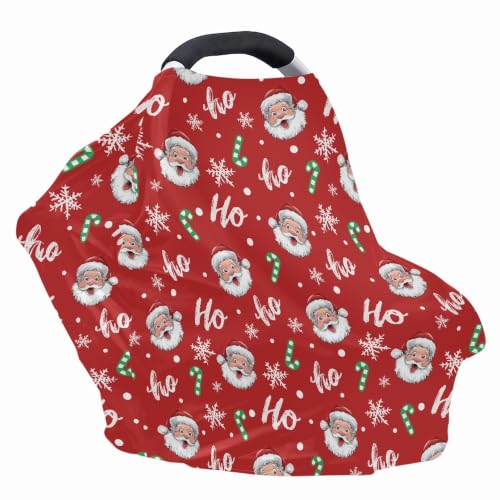 Image of Christmas Santa Car Seat Covers Canopy Cover, Machine Washable