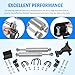 N3 Dual Steering Stabilizer fits for Jeep Wrangler JK 07-18, Replacement Part for 8734930