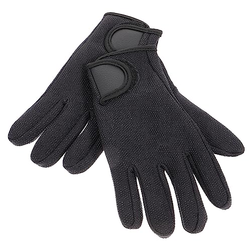 Milisten Elastic Men's Diving and Fishing Gloves Compact Warm Winter Gloves for Men Water-Resistant Sports