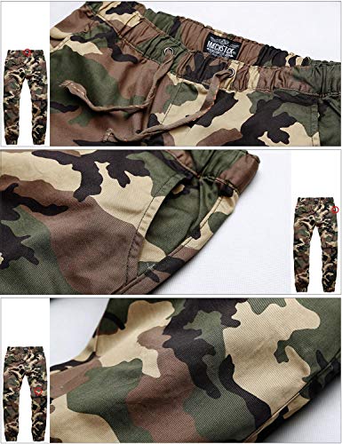 Match Men's Loose Fit Chino Washed Jogger Pant (34, Khaki Max) #TOP3