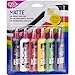 Tulip 15553 Dimensional Matte Fabric Paint, 6-Pack