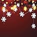 Produktbild HNLHAKER Schneeflocke, Dekoration, weiße Schneeflocken, Schneeflocken 3D-hängende Anhänger für Winter Wonderland New Year Party Home Decoration,20pcs