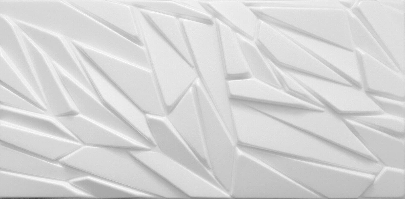 DECCART - Panele ścienne 100x50 cm - Panele ścienne - Panele - Okładziny ścienne wewnętrzne, okładziny sufitowe, Panel styropianowy, imitacja kamienia - Rock white - 24 sztuki (12 m²)