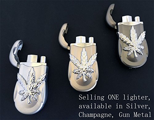 GStar Leaf Emblem Dual Flame Butane Torch Lighter