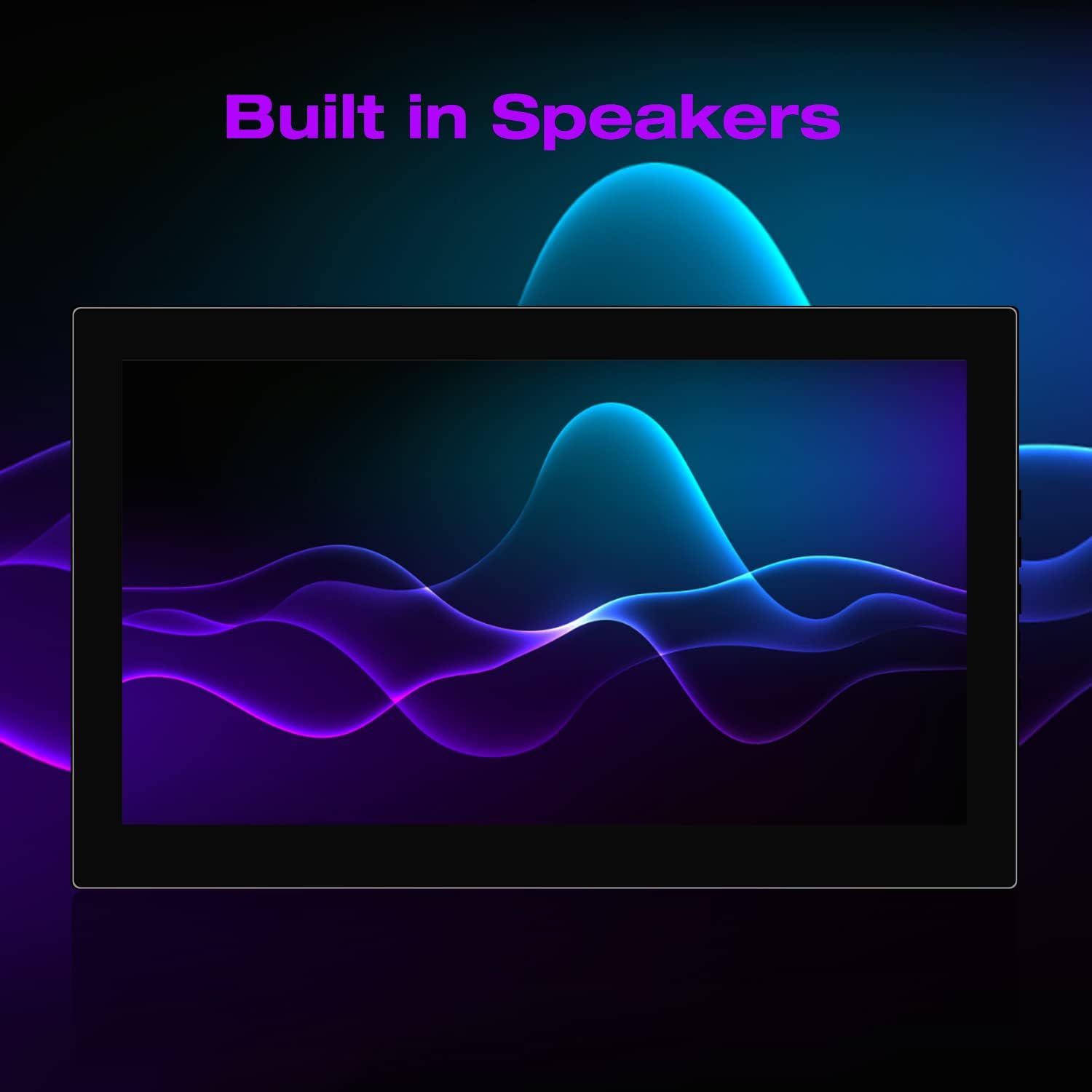 7 Inch Portable Monitor Touchscreen HD 1024x600 LED Display Dual HDMI Port Small Monitor for PC Raspberry Pi Laptop Computer Xbox PS4/5 Switch Built-in Speakers - Image 7