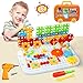 LEADSTAR Mosaico Bambini, 276 Pezzi 3D Puzzle Giocattolo Costruzioni Montessori con Giochi Elettrici per Trapano, Natale Regalo e Giocattolo Educativo Creativo per Bambini Bambina 6+ Anni