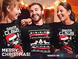 Green Turtle T-Shirts Herren Weihnachtspullover Hundeliebhaber Dackel Sweatshirt X-Large Marineblau