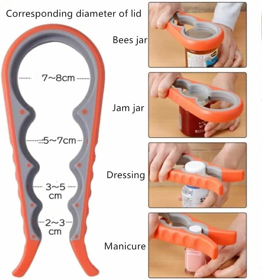 Miniatura 3 de Abridor de botellas multifuncional para gatos, abrebotellas de arco iris, abrebotellas de cocina, abridor de botellas cuatro en uno, abrebotellas