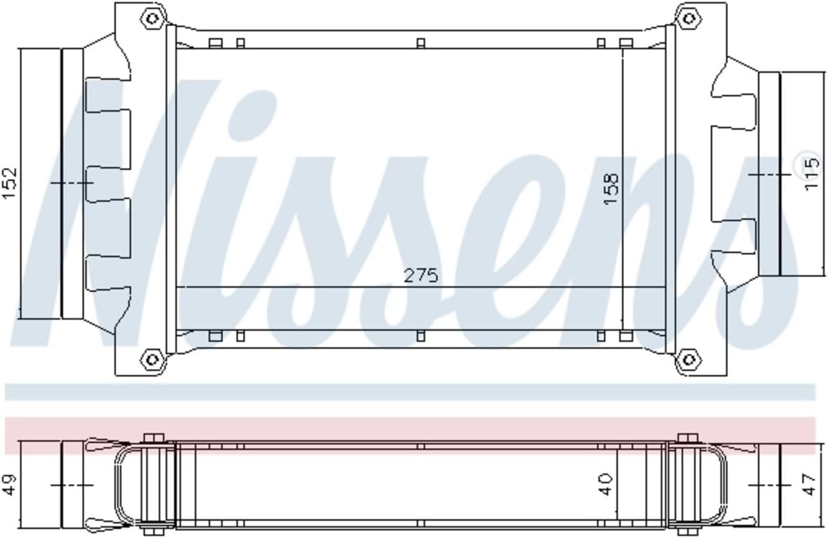 Nissens Turbocharger Intercooler - 96777