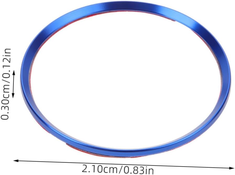 Cabilock 4pcs Ring Tire Replacement Compatible for Hub Cover Trim Stylish Decorative Accessory for Car