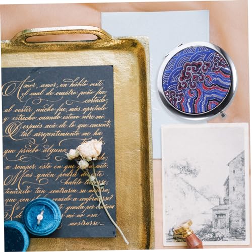 Miroir de maquillage portable compact pour éviter les bavures