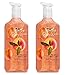 Bath & Body Works Peach Bellini Deep Cleansing Hand Soap 8 OZ Bottle (2 Pack)