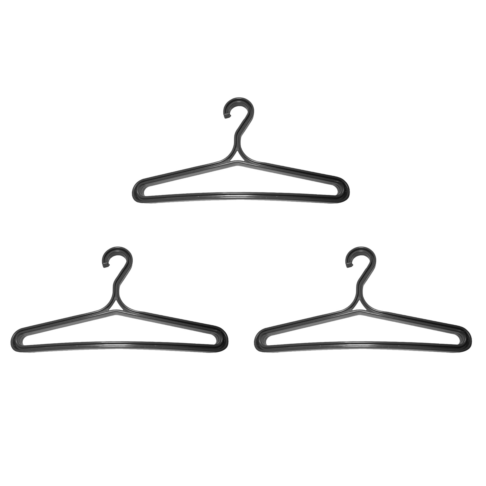 GREOHNMPAW 3X Scuba Diving Wetsuit Hanger Dry Suit Dive Folding Holding Coat Holder Diving Swimming Suit Wetsuit Hanger Black