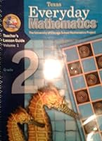 Texas Everyday Mathematics - Teachers Lesson Guide Volume 1 Grade 2 0076098699 Book Cover
