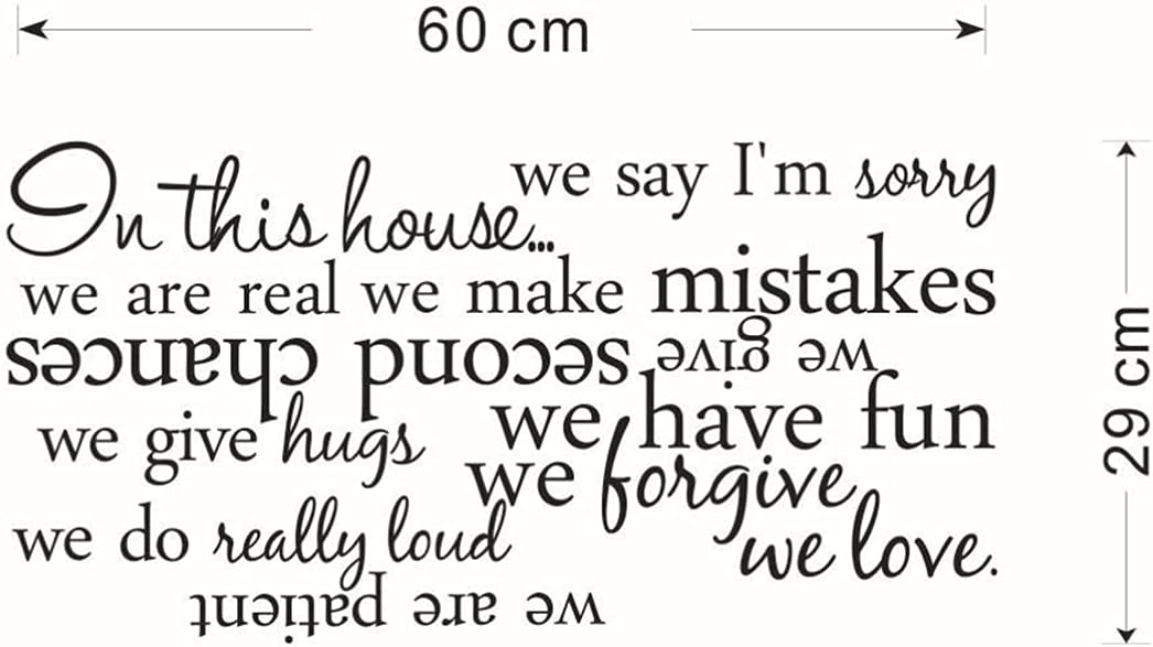 FRCOLOR Vinyl Wall Quotes Stickers - Image 4