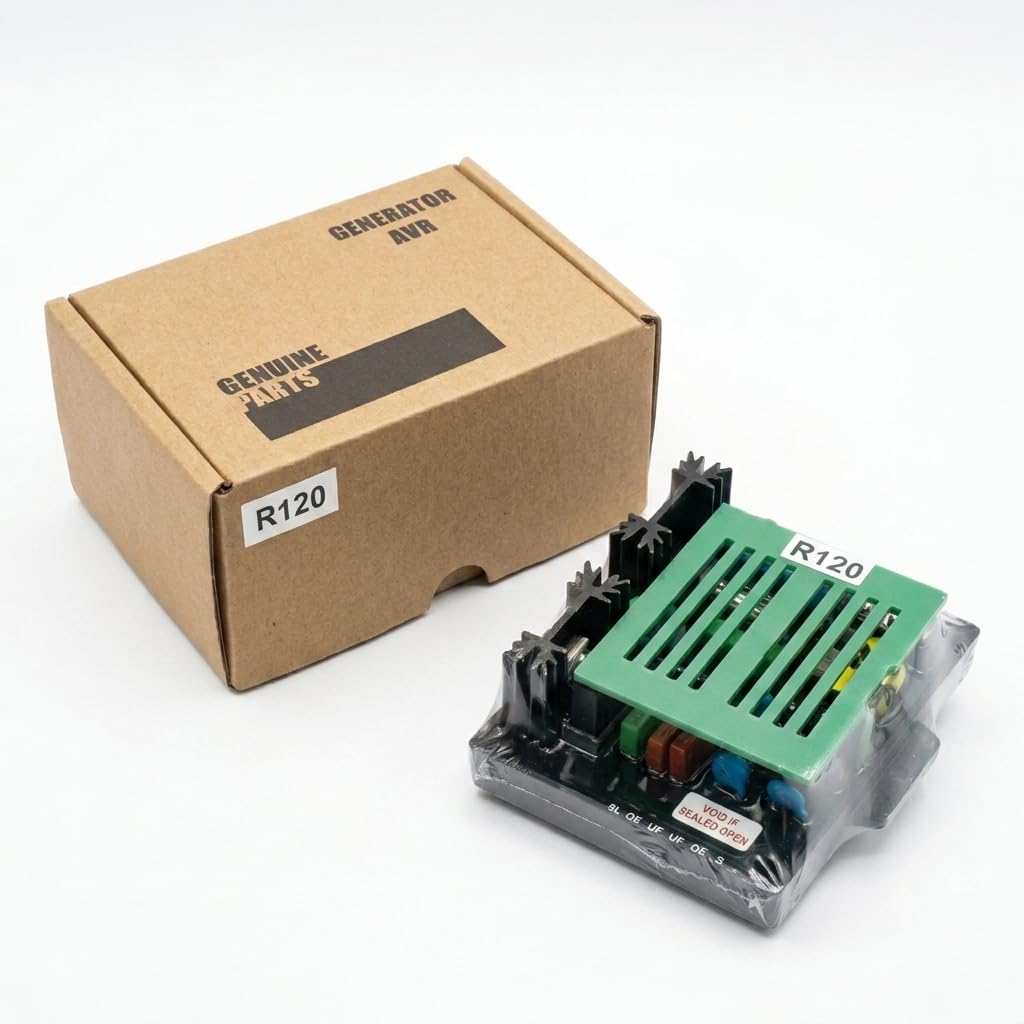 Koel Green Automatic Voltage Regulator(AVR Card) R120, 240V/414V Input, 95V 6A DC Output, Single Phase or Three Phase Both Generator, for 10 kva to 125 kva DG Set with Five Year Long Life.-picture-12