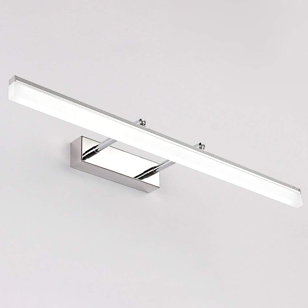 ラッピング 洗面台の照明器具の引き込み式の腕の構造の美ライト 180 は浴室の寝室のドレッシング部屋の洗面所の化粧品ランプのクロムのための壁の Sconce 白いライト 6000k を回します 色