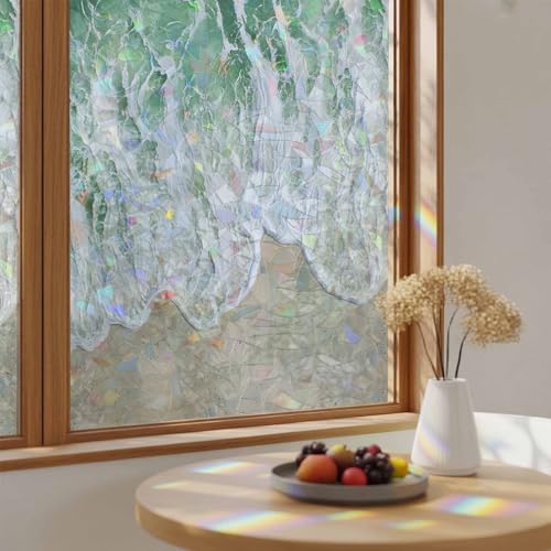 Película decorativa estática para ventana 19.6 x 39.3 pulgadas miniatura 4