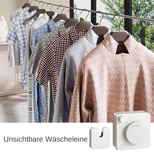 Lignes de linge sans perçage pour petits espaces et lignes murales d'intérieur - 5